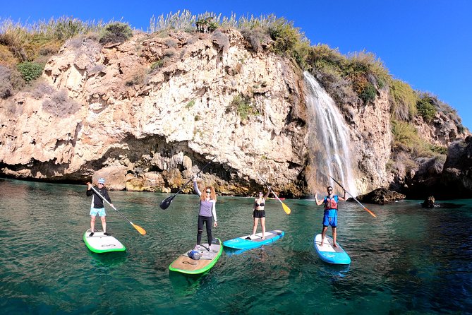 Paddle Surf Route Cliffs Nerja and Cascada de Maro + Snorkel - Burriana Beach meet-up: getting started without fuss