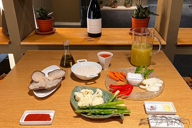 Paella Cooking Class, Wine Tasting & Central Market in Valencia - The cooking class setup: you cook, not just watch