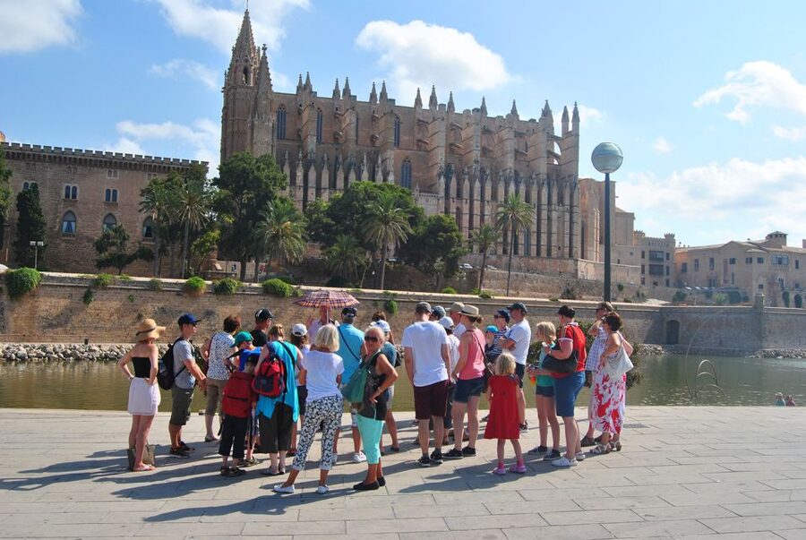 Palma de Mallorca: City Walking Tour with The Cathedral - Getting there: meeting at Parc de la Mar and finding your guide