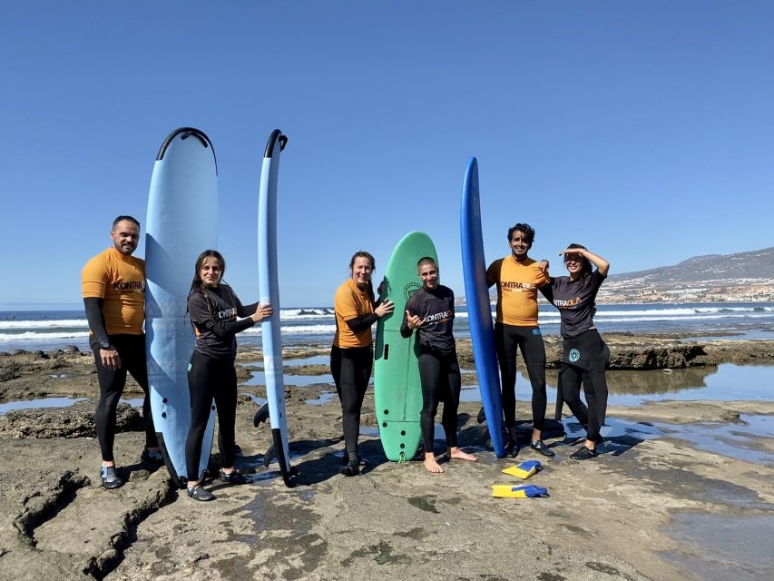 Playa de las Américas: Private or Small-Group Surf Lesson - Low-tide surf time, wave picking, and learning to stand