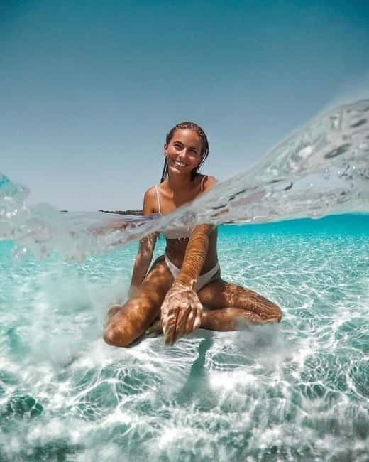 Popcorn Beach, Isla de Lobos y Dunas: ¡Popcorn Beach! - Isla de Lobos and the glass-bottom boat transfer