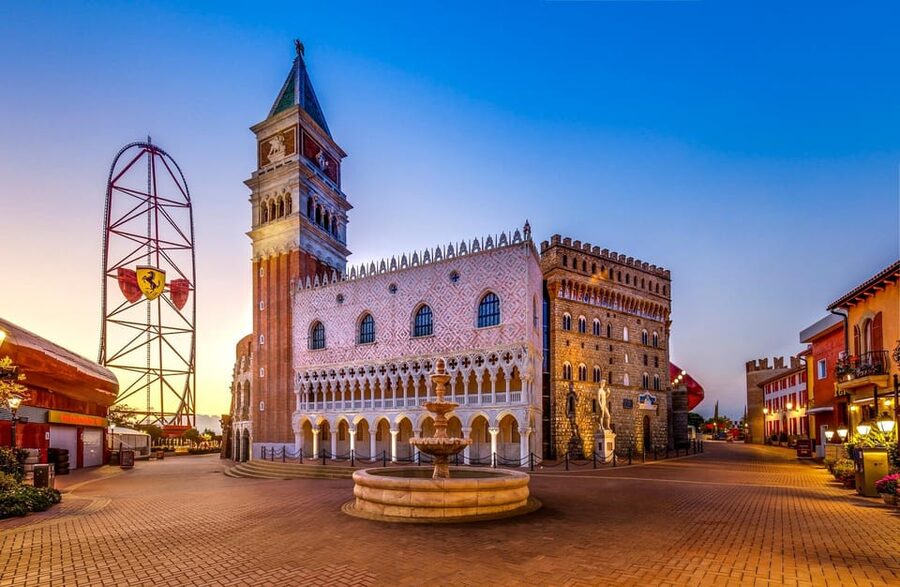 PortAventura and Ferrari Land: Full-Day Trip from Barcelona - PortAventura Park: ride strategy across 6 themed worlds