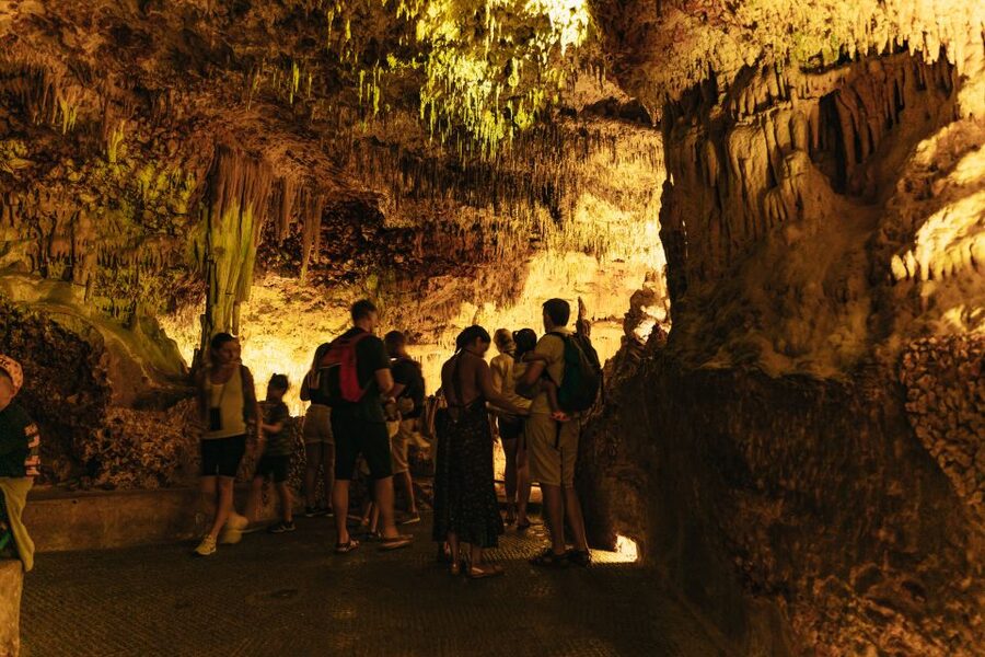 Porto Cristo: Caves of Hams Entry Ticket - The Blue Cave and the LED documentary lighting