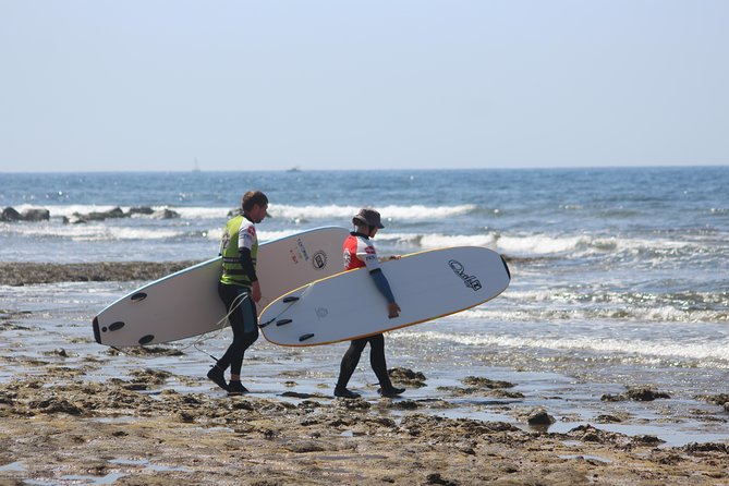 Private Surfing Lesson at Playa de las Américas - Playa de las Américas, Tenerife Surf Lesson: the setting does half the work