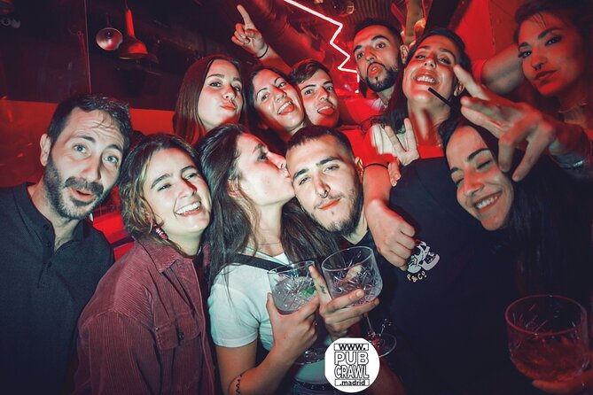 Pub Crawl Madrid by Mad Party Crew - Price and value: $20.56 for entry plus shots, not just a walking tour