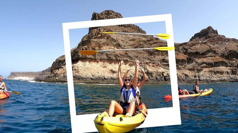 Puerto Mogán: Guided Adventure Kayak Tour in Caves & Snorkel - Cave Swimming and Optional Cliff Jumps on the Volcanic Coast