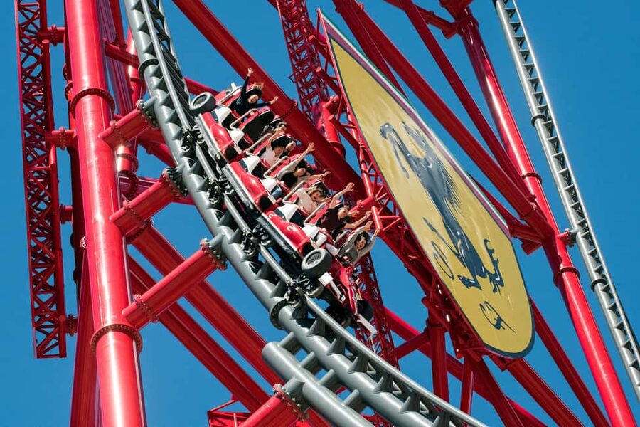Salou: PortAventura, Caribe Aquatic & Ferrari Land Passes - Ferrari Land: Speed as a Theme, Not Just a Ride