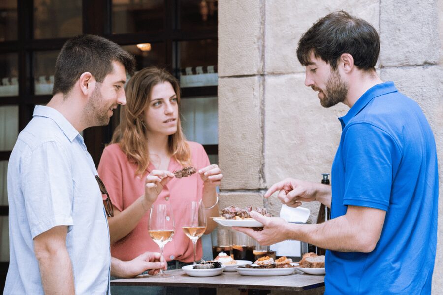 San Sebastian: Walking Tour with Pintxo and Drink - Boulevard de Donostia to City Hall, big-city elegance first
