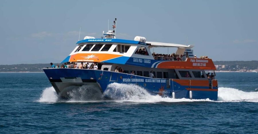 Santa Pola: Tabarca Catamaran Cruise with Underwater Vision - A fast catamaran to Tabarca, with underwater vision built in