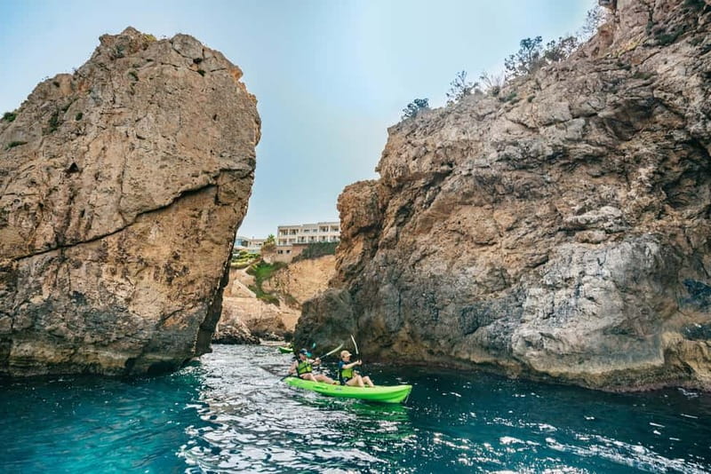 Santa Ponsa: Marine Reserve Kayak Tour - Kayaks that feel stable, with backrests for the long hour and a half