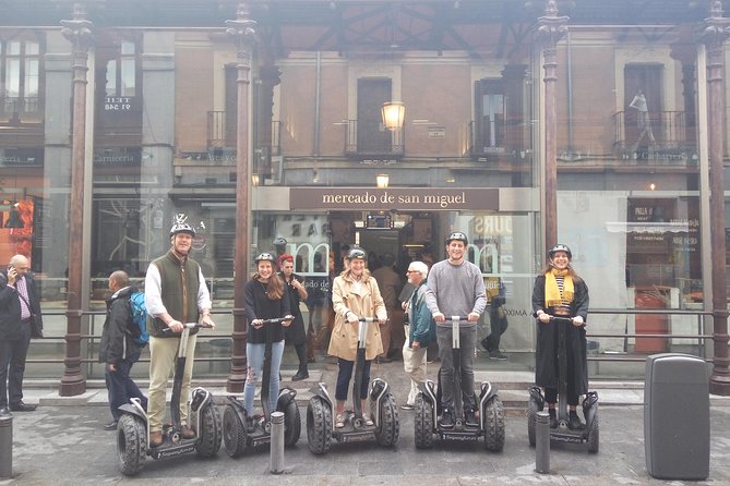 Segway Private Tour in the Historic Center of Madrid - The narrow street viewpoint that frames the Royal Palace and Almudena