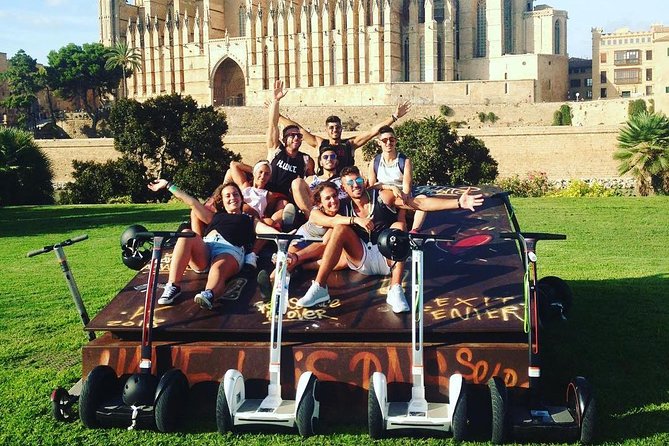 Segway Tour 1 Hour in Palma - What you actually see: church façades, convents, and a cloister loop