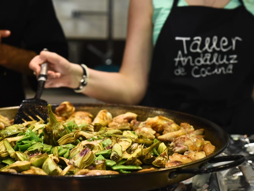 Seville: 3.5-Hour Spanish Cooking Class & Triana Market Tour - The Cooking Class Menu: Salmorejo (or Gazpacho), Chickpeas and Spinach, Paella Valenciana