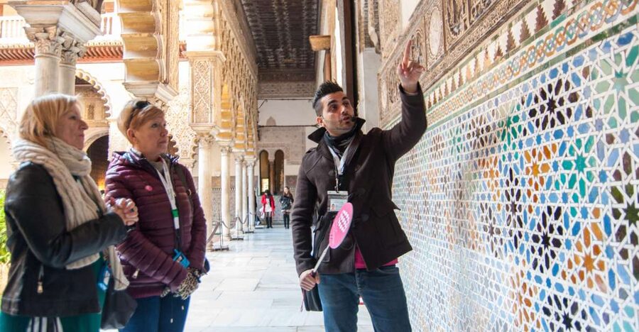 Seville: Alcázar and Cathedral Entry Ticket and Guided Tour - Alcázar first: Muslim rulers, royal rooms, and those famous corners