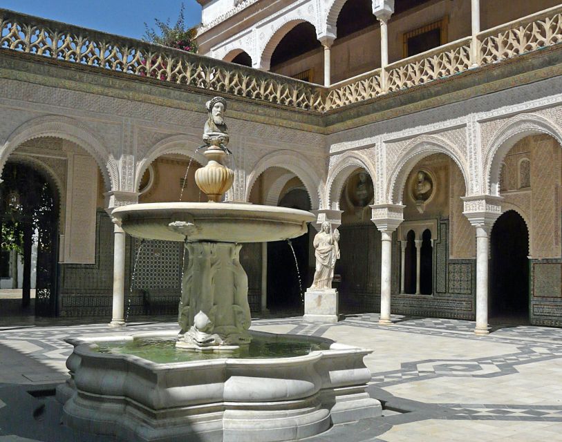 Seville: Casa de Pilatos Ground Floor Entry Ticket - Sculptures, Classical Figures, and Pallas Pacifera’s War Ornaments