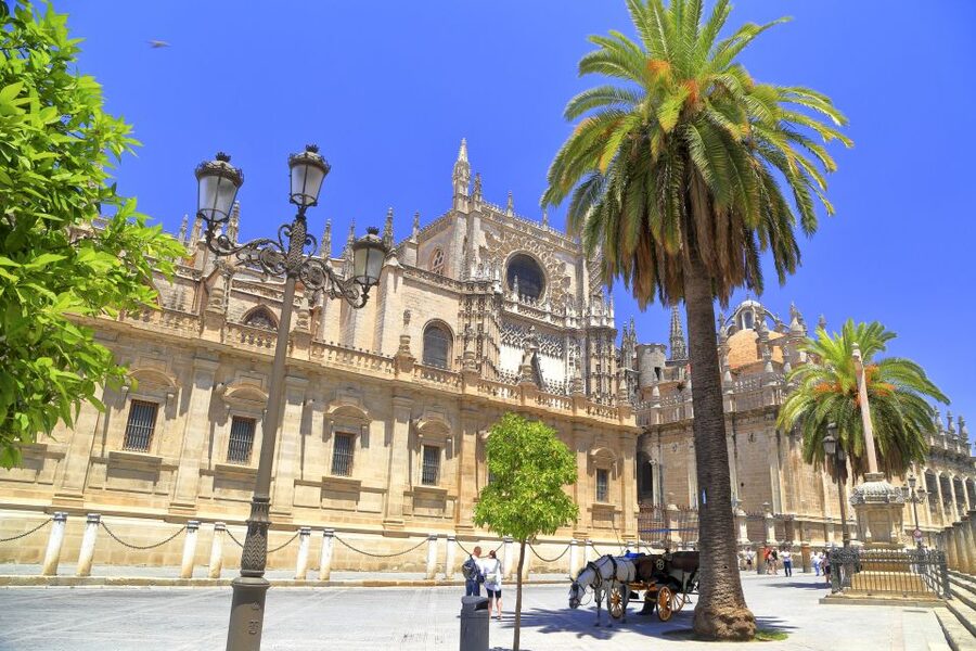 Seville: Cathedral, Giralda & Alcazar Entry With Guided Tour - Inside Seville Cathedral: what the guide helps you notice