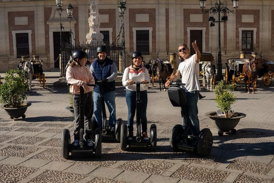 Seville City Tour: 1-Hour Panoramic Segway Tour - Hotel Alfonso XIII, Puerta de Jerez, and the feel of central Seville