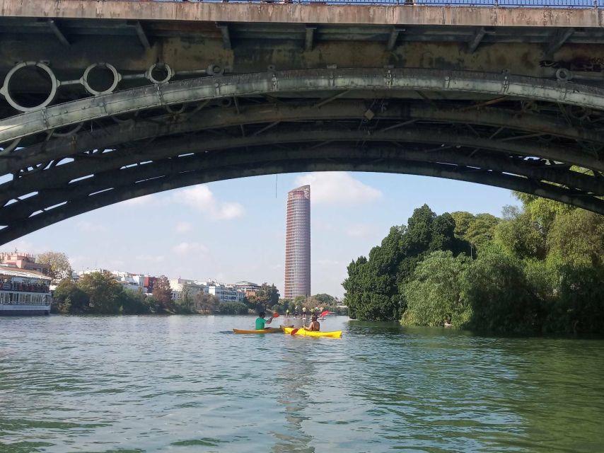 Seville: Guadalquivir River Kayaking Trip - The sights you will pass, from Torre del Oro to two bridges