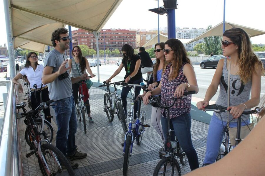 Seville: Highlights Bike Tour with Local Guide - From bridges to the Torre del Oro area: Puente de Isabel II and bullring views