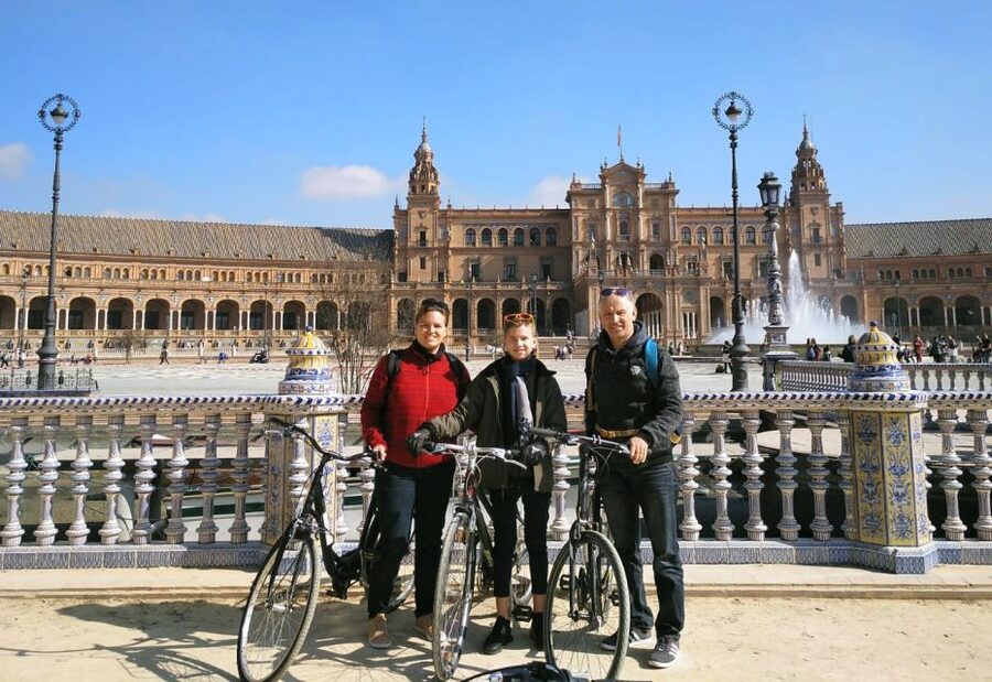 Seville: Highlights Bike Tour with Local Guide - Plaza de España: the 1929 Ibero-American Exposition highlight