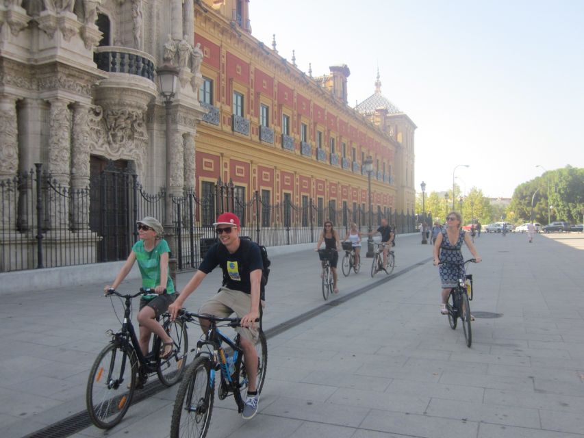 Seville: Highlights City Bike Tour - Maria Luisa Park green zones, a break from the hard edges