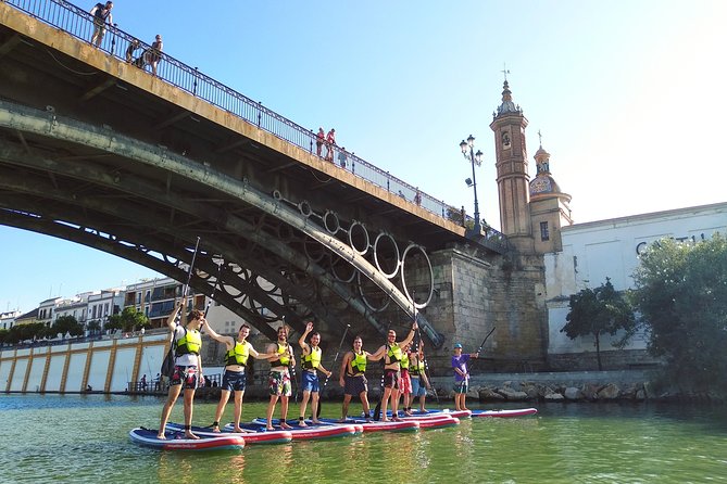 Seville: Paddle Surf Route and Class - Monument stops along the waterfront