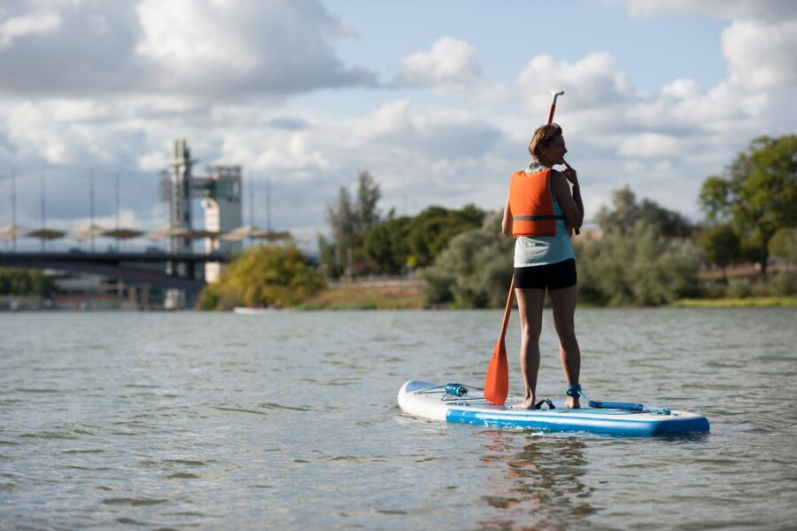 Seville: Stand Up Paddle Board Rental - From Canoeing Club Triana to Your First Paddle Stroke