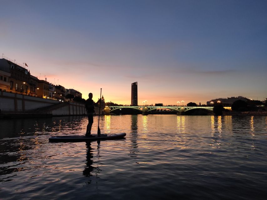 Seville: Sunset and Evening Paddle Boarding Tour - Key things to love about a Seville sunset SUP on the Guadalquivir