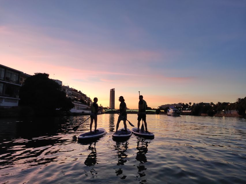 Seville: Sunset and Evening Paddle Boarding Tour - The first push off: Triana’s safety briefing and learning the board