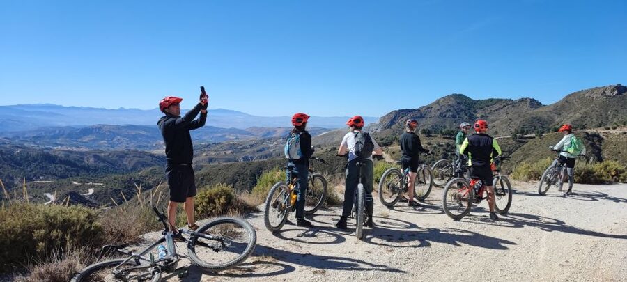Sierra Nevada Small Group E-Bike Tour - The E-Bike Setup: Helmet, Gloves, and the Buttoned-Up Feeling