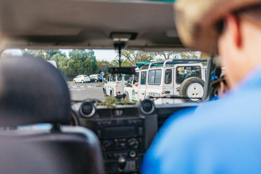 South Gran Canaria: Off-Road Valleys & Villages Jeep Tour - San Bartolomé de Tirajana: coffee time and an old-town look