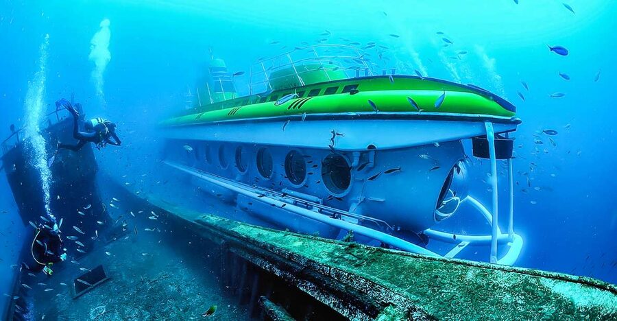 Southern Tenerife: 50-Minute Submarine Dive - The yellow Sub Fun Cinco: seating, windows, and comfort