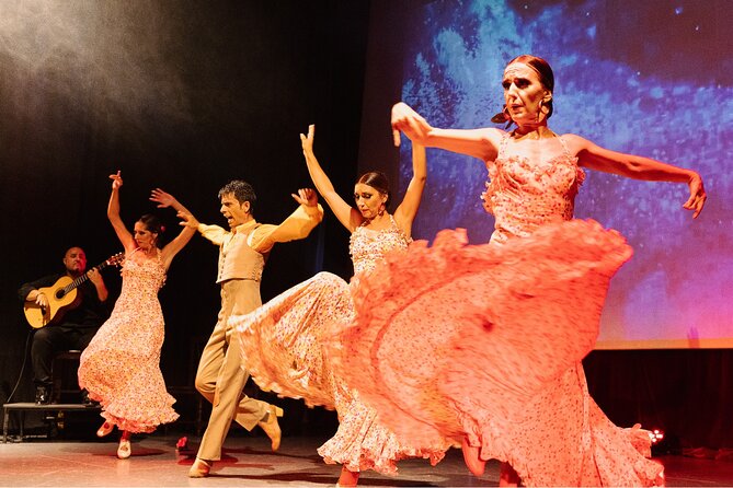 Spanish Flamenco Show in Puerto de la Cruz - The Torre de Oro Group show, rhythms, bodies, and castanets