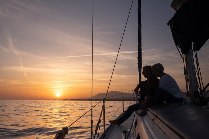 Sunset Sailing along the Marbella coast from Puerto Banus - Cold Wind Reality: Blankets and Layers for Sunset Comfort