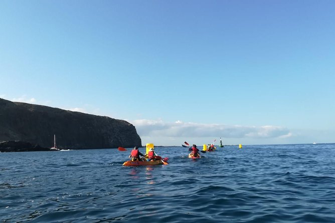 Tenerife by Kayak Adventure in small group - Kayak and snorkel off Los Cristianos, the value is in the flow