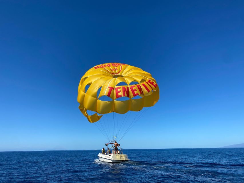 Tenerife Costa Adeje Parasailing - Wetness, music, and small chaos handled well
