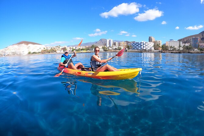 Tenerife: Kayak and snorkel with marine life safari - Paddle along Tenerife’s cliffs toward the Cave of Pal Mar