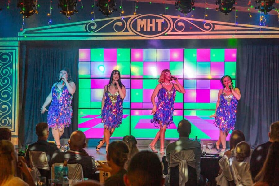 Tenerife: MHT - Music Hall Tavern Comedy Drag Dinner Show - The full production show: two parts, one short interval