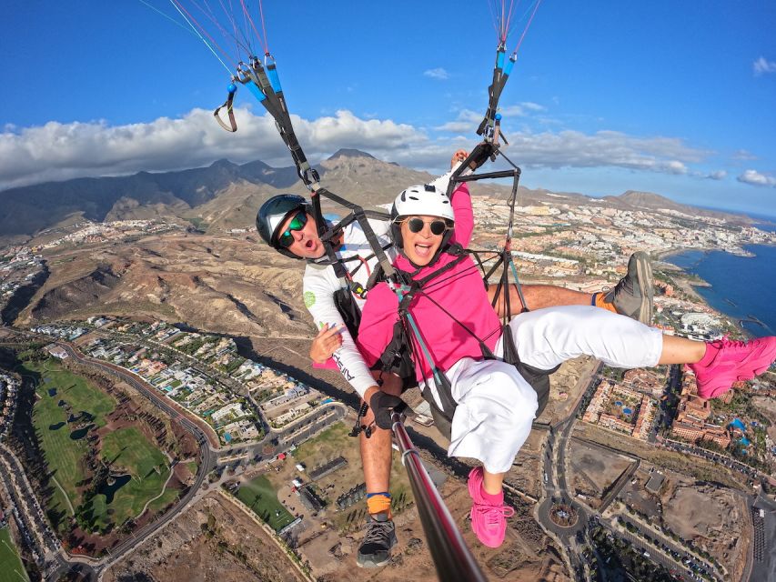 Tenerife: Tandem Paragliding Flight - The harness, the helmet, and that first moment you leave the hillside