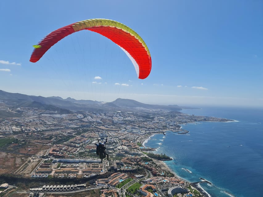 Tenerife: Tandem Paragliding in Adeje with hotel transfer - The 800m launch: how the tandem flight over Adeje actually plays out