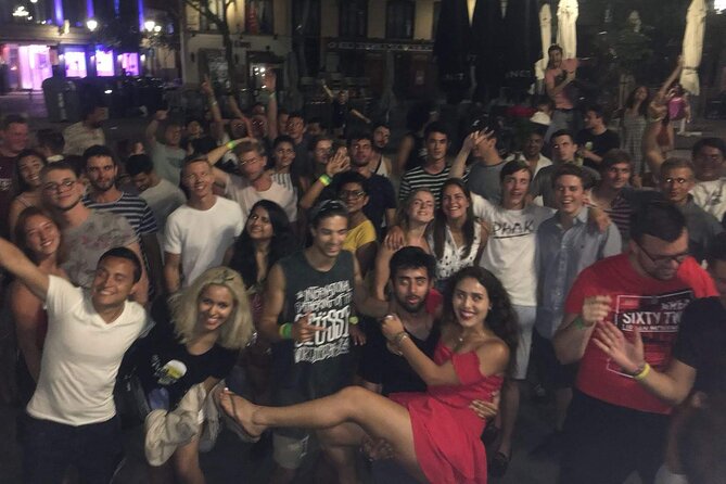 The Best Pubcrawl Walking Guided Tour Experience in Madrid - Meeting new people in a young, party-focused scene