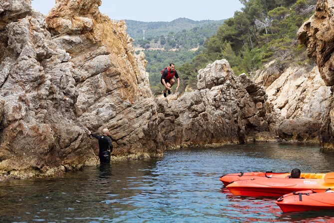 Tossa de Mar: Kayak & Snorkel Tour with Paella from Barcelona - Tossa de Mar Old Town, Castle Views, and Cami Ronda Walk