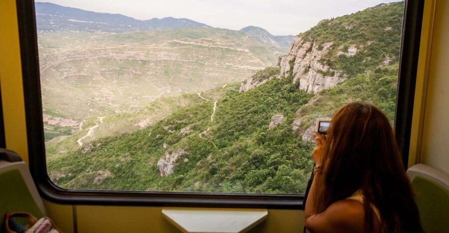 Trans Montserrat: Return Ticket and Audiovisual Exhibit - The Train From Plaça Espanya to Monistrol de Montserrat