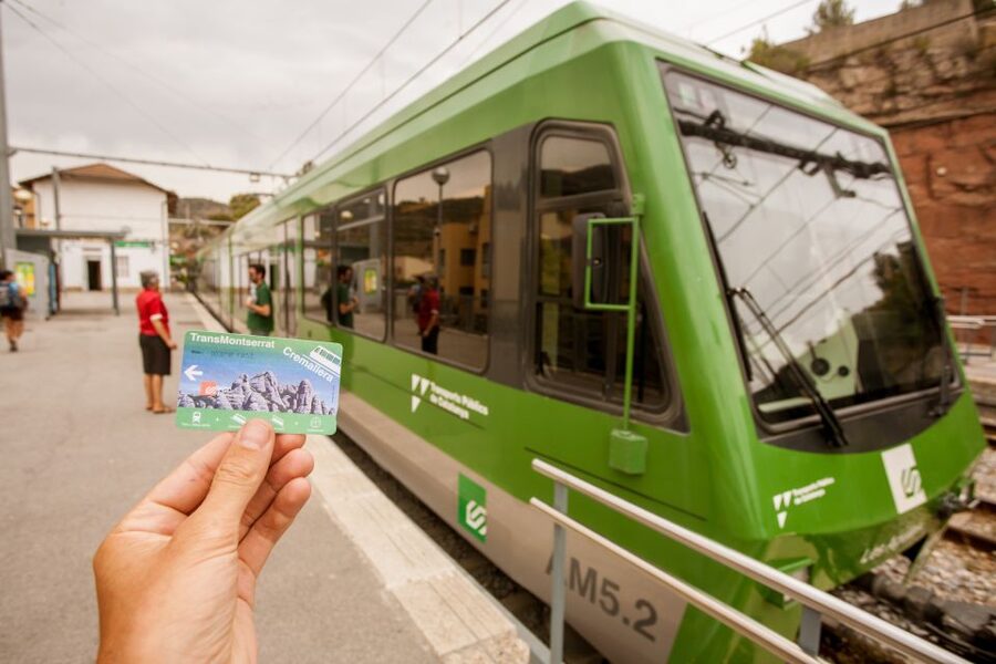 Trans Montserrat: Return Ticket and Audiovisual Exhibit - Getting Your Trans Montserrat Ticket at Pl. Catalunya 14