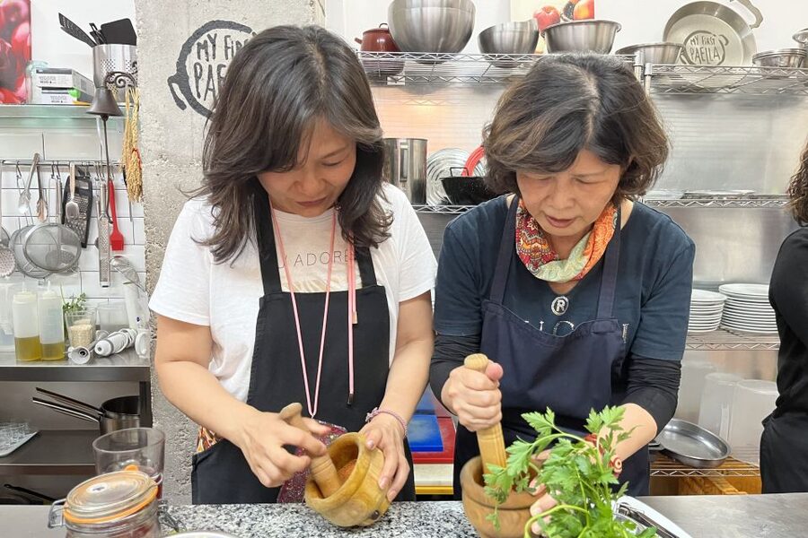 Valencia: Evening Guided Paella Workshop, Tapas, and Drinks - Dessert finish with coca de llanda, fruit, coffee, and mistela