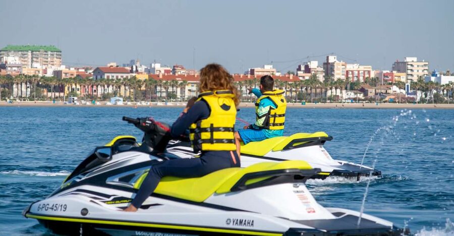 Valencia: Jet Ski Tour with Paddle Surf - Starting at Blueseanautic in Valencia’s Harbor