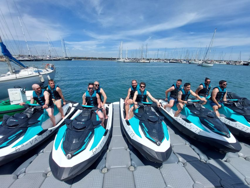 Valencia: Jetski experience with Guide - The jetski ride itself: 30 to 60 minutes of real adrenaline