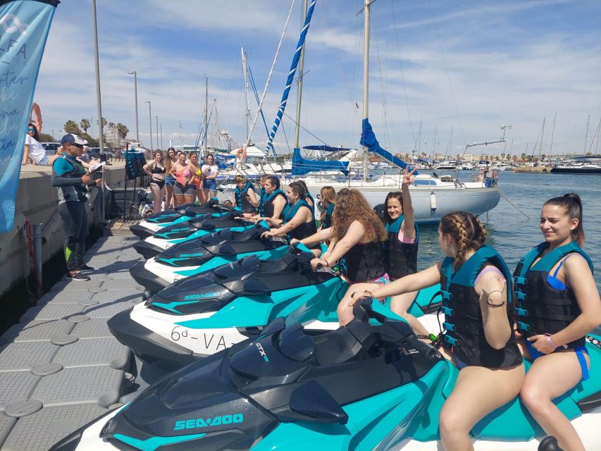 Valencia: Jetski experience with Guide - Meeting Alfa nautica at Banana Boat Alfa Nautica