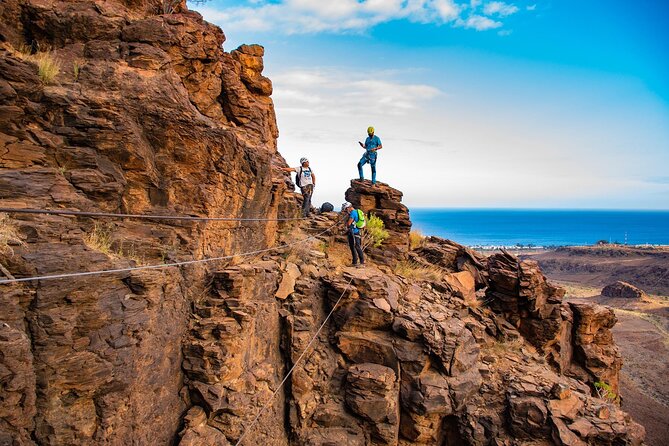 Via Ferrata in Gran Canaria. Vertical adventure park. Small groups - Guides keep the day safe and fun in real time