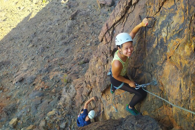 Via Ferrata in Gran Canaria. Vertical adventure park. Small groups - Training first: what you learn before you clip in